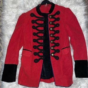 FREE PEOPLE SEAMED AND STRUCTURED BLAZER